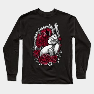 Mechanical Rabbit Tattoo Design Long Sleeve T-Shirt